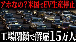 米国大号泣www米国早くもEVシフト撤回！トヨタHV車爆売れで絶望的なテスラの末路【ゆっくり解説】 [upl. by Neehcas28]