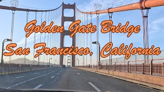 Ride with me through the iconic Golden Gate Bridge  South to North 4K [upl. by Gamages782]