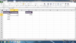 Calculate Percentage Increase Formula in Excel [upl. by Jordanna]