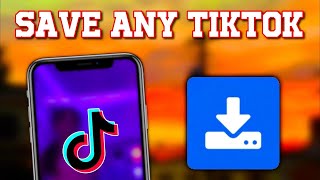 HOW TO SAVE ANY TIKTOK 2022 WITHOUT WATERMARK NO APP NEEDED [upl. by Uyekawa559]