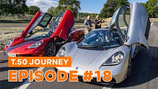 T50 VLOG  EPISODE 18  GORDON MURRAY GROUP GLOBAL HQ  TEST ROAD T50 DRIVE [upl. by Hobard380]