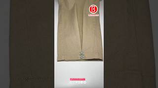 How to reduce the size of the trouser leg Handicraft [upl. by Ahsienauq]