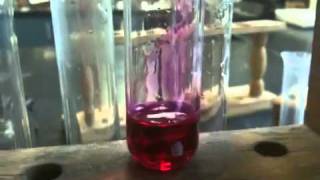 NaOH reaction with Phenolphthalein [upl. by Orgell]