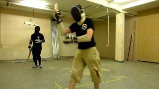 HIstorical Euopean Martial arts Scott vs Axel dussack sparring 3 [upl. by Brigg]