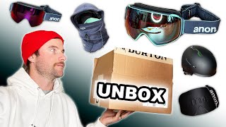 🔴 Live Anon Goggle Unboxing and Snowboard QampA [upl. by Anyat]