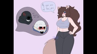 Shoulder Boulders meme 16 OC x Sans Tweening practice [upl. by Mayberry247]