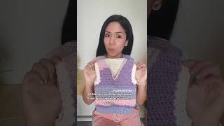 Tutorial 👆 Chaleco tejido con escote en V crochet tejidos [upl. by Declan579]