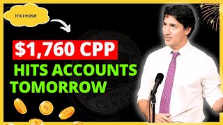 Thanksgiving Gift 1760 CPP Payment Increase Hits Accounts Tomorrow [upl. by Ynna]