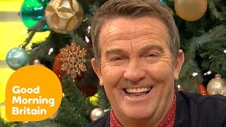 Bradley Walsh Tells Piers Morgan Not to Sing  Good Morning Britain [upl. by Ahsinal918]