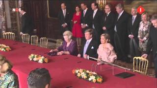 Abdicatie Koningin  Prinses Beatrix 30 april 2013 [upl. by Ailev]