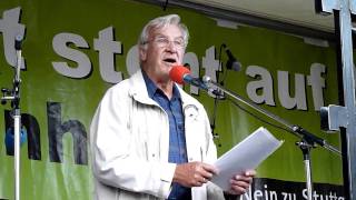 Wolfgang Höper 44 Montagsdemo gegen Stuttgart 21 am 13092010 [upl. by Aelyak550]