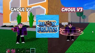 Getting ghoul race in Blox Fruits and leveling it up to v3 [upl. by Enyale755]