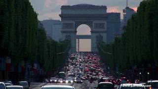 Paris Arc de Triomphe amp Champs Elysee [upl. by Anilram983]