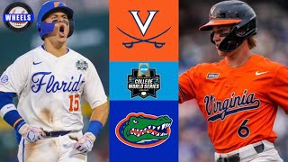 7 Virginia vs 2 Florida INCREDIBLE  College World Series Opening Round  2023 College Baseball [upl. by Ominorej]