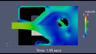 LSDYNA CFD Flow through porous media Resin Transfer Molding problem [upl. by Anala559]