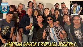 ARGENTINA CAMPEÓN DEL MUNDO Y PARRILLA ARGENTINA 🇦🇷 [upl. by Caz884]