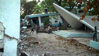 Haiti Earthquak  College St Pierre Collapse [upl. by Aicen175]