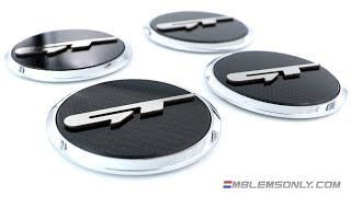 GTLINE Logo Wheel Caps for Kia Models Optima Stinger Sportage and more [upl. by Adnarem]