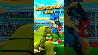 MEGA LUCARIO RAID pokemongo pokemongoraid pokemongoshorts megalucario shorts [upl. by Beyer]