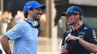 Max Verstappens threeword message to Daniel Ricciardo as Aussie does him huge favour [upl. by Stuppy]