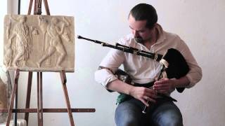 Scottish smallpipes in A blackwood  Alexander Anistratov [upl. by Cirle]