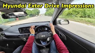 Hyundai EXTER CNG First Drive Impressions  Aayush ssm [upl. by Adnahsed]