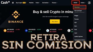 Como RETIRAR CRIPTOMONEDAS de BINANCE sin COMISIONES [upl. by Kurth]