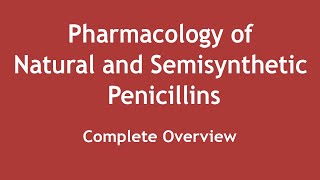 Pharmacology of Natural and Semisynthetic Penicillins Complete Overview ENGLISH  Dr Shikha [upl. by Laszlo]