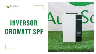 Inversor cargador Growatt SPF 35kW y 5kW  AutoSolar [upl. by Yldarb739]