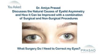 How Eyelid Asymmetry can be Addressed by Combining Surgical and NonSurgical Procedures [upl. by Aohk48]