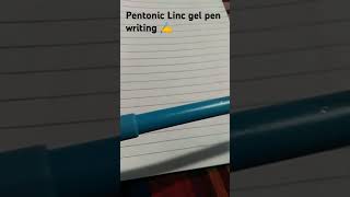 pentonic linc gel pen10377short review handwritingabhishesh [upl. by Balf]