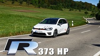 VW Golf R Review 373HP RaceChip English Subtitles [upl. by Enelrak]