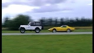 785hp Corvette vs Jeep Cj7 [upl. by Sirak452]