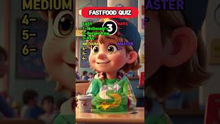 How many fast food items have you tried triviachallenge canyouguess [upl. by Albertine]