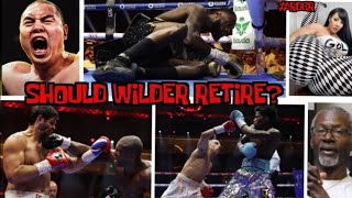 Should Wilder Retire After Zhang Destruction rdcr boxing [upl. by Goff]