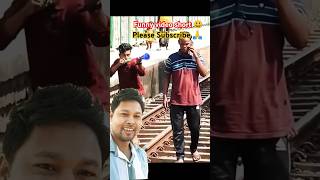 Train viral prank 📯of the Best prank Horan train to Publicviralshorts [upl. by Aremaj834]