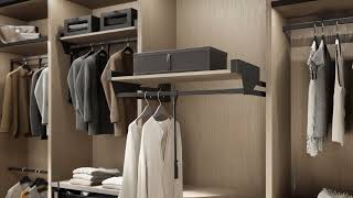 CONERO program from Kesseböhmer – dressing room  walkin or open wardrobe [upl. by Disharoon790]