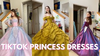 Best of Disney  Barbie Princess Dresses ✨ DIY Sewing Fashion TikTok Compilation [upl. by Keon]