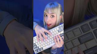 achei o teclado mais CREMOSO de todos 😮‍💨 asmr satisfying [upl. by Attalie507]