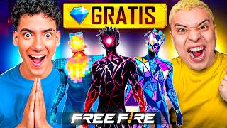 DONATO Y HECTORINO CONSIGUEN LOS NUEVOS SUPERHEROES DE FREE FIRE GRATIS  🔥  PERFECTO [upl. by Adolphus672]