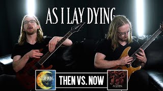 As I Lay Dying THEN VS NOW  Riffs From Shadows Are Security and Shaped By Fire Riff Battle [upl. by Onileba]