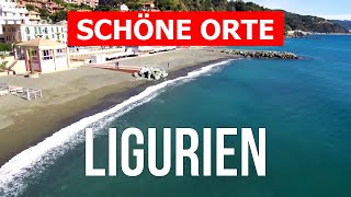 Reise nach Ligurien  Genua Savona Sanremo Portofino Rapallo  4k Video  Italien von Drohne [upl. by Odarbil]