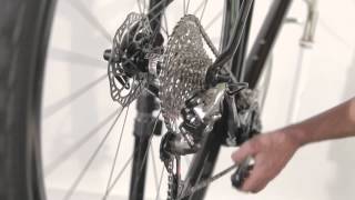 Installing amp adjusting the rear derailleur [upl. by Ellekcim275]