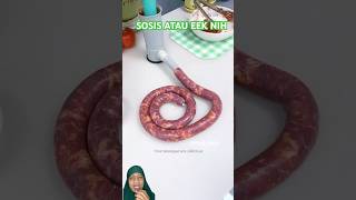 SOSIS PANJANG KATAK EEK food foodie cooking sausage [upl. by Heyman709]