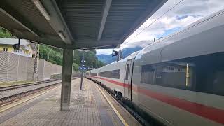 Durchfahrt des InterCityExpress 115 quotWörtherseequot am 13072024 in Bad Gastein [upl. by Aiak686]