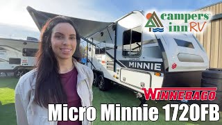 Winnebago Industries TowablesMicro Minnie1720FB  by Campers Inn RV – The RVer’s Trusted Resource [upl. by Giuliana]