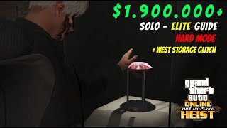 GTA 5 Online SOLO Cayo Perico Heist Guide Stealth  Elite  West Storage Glitch [upl. by Leno]