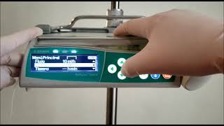 Video Tutorial Perfusor Space 02 Como programar el flujo y volumen a infundir [upl. by Ociram]