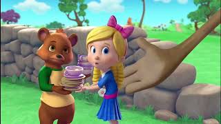 Goldie amp Bear  Goldie amp Bear meets Phil the Big Good Wolf HD 1080p [upl. by Harelda]