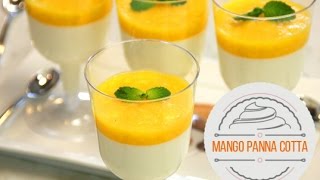 Mango Panna Cotta Simple and Easy [upl. by Tiffa]